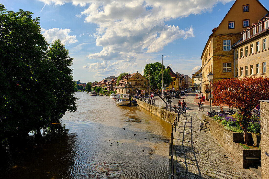 The former fishing settlement &quot;Little Venice&quot; in the island town of Bamberg, UNESCO World Heritage City of Bamberg, Upper Franconia, Franconia, Bavaria, Germany