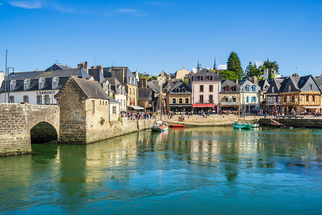 Out and about in Sainte-Anne d'Auray, Morbihan, Brittany, France, Europe