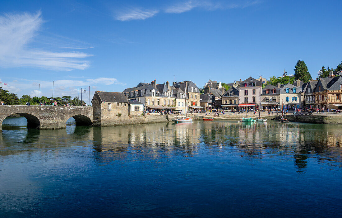 Out and about in Sainte-Anne d'Auray, Morbihan, Brittany, France, Europe