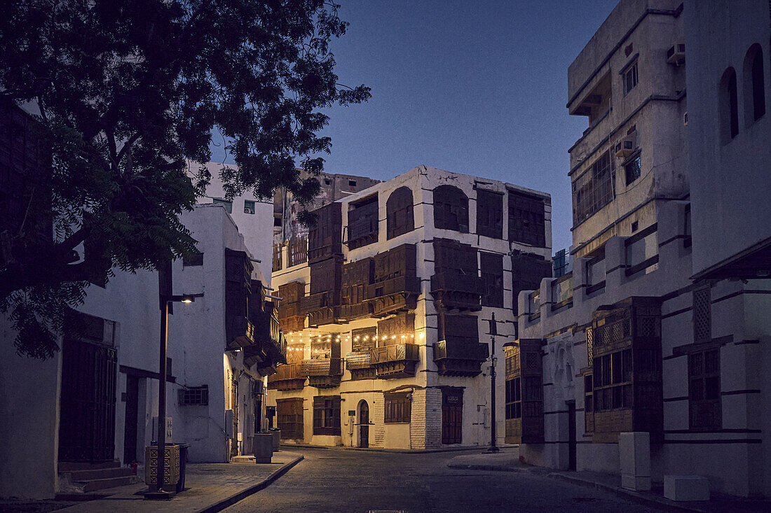 Altes Viertel El Balad in Jeddah, Dschidda, Saudi-Arabien