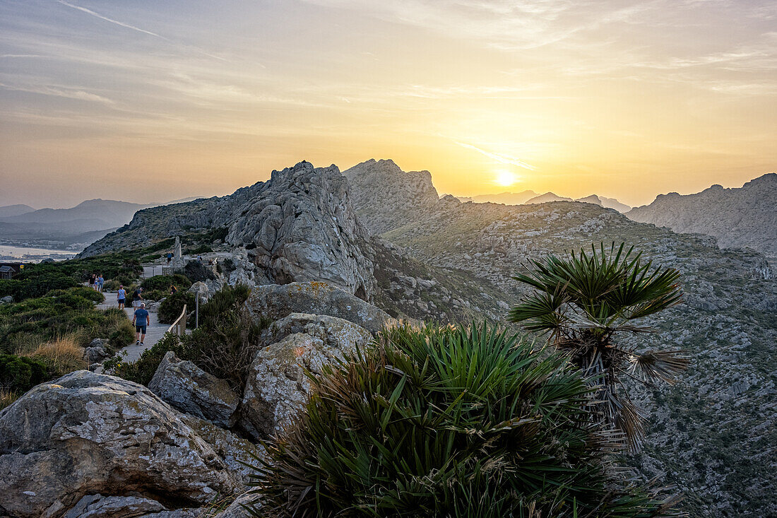 Sunset at Mirador de Es Colomer, Mallorca, Spain