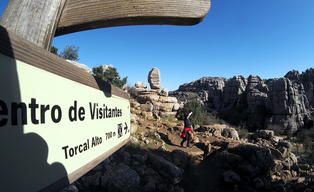 Naturpark Torcal de Antequera, Andalusien, Spanien