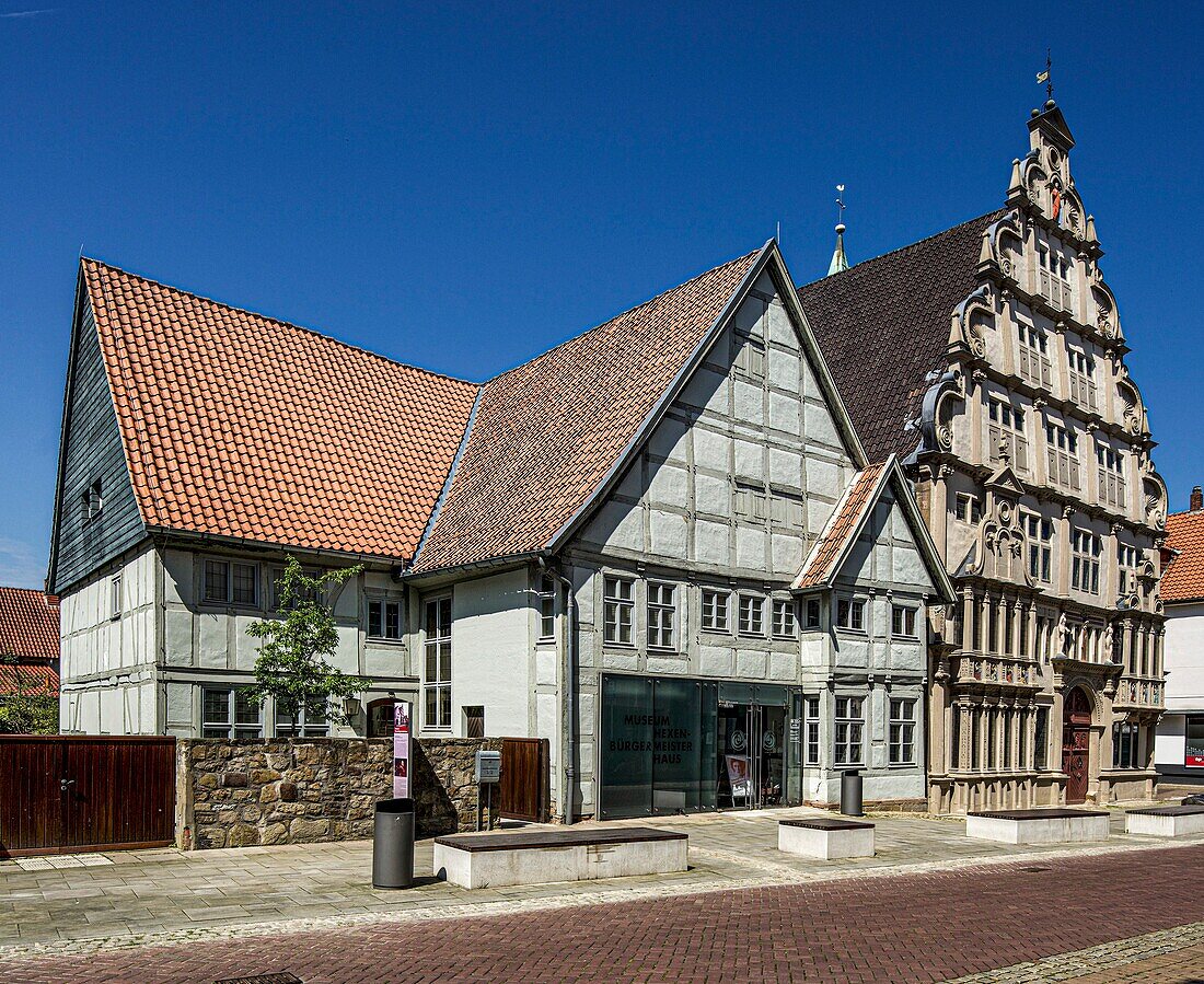 Hexenbürgermeisterhaus und Museum, Altstadt von Lemgo, Nordrhein-Westfalen, Deutschland