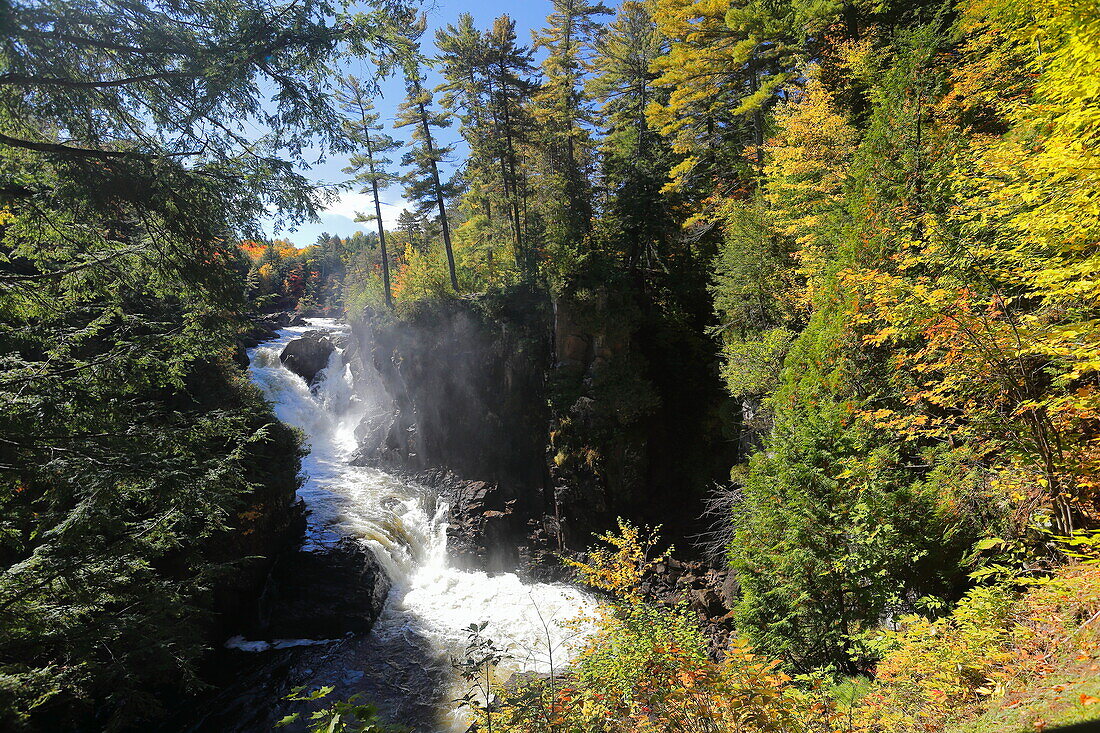 Dorwin Falls, River and Forest, Rawdon, Quebec, Canada