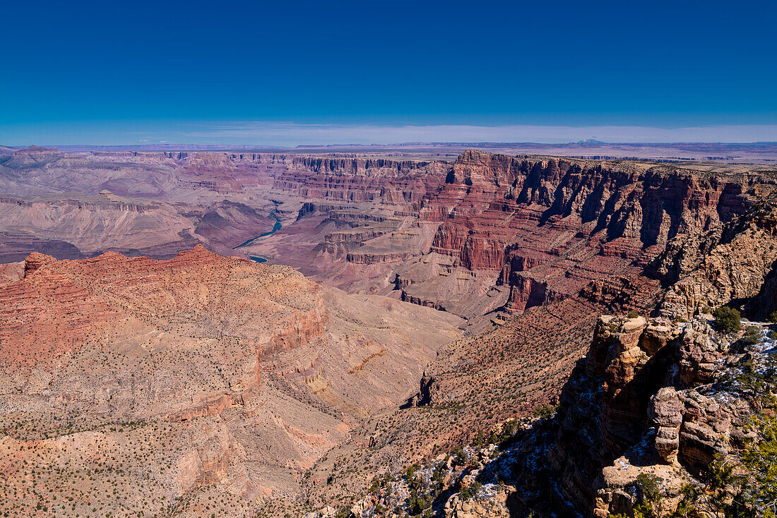 Der Grand Canyon vom South Rim in Arizona aus gesehen, USA