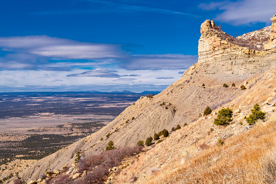 Sandstone rock in the Colorado desert.