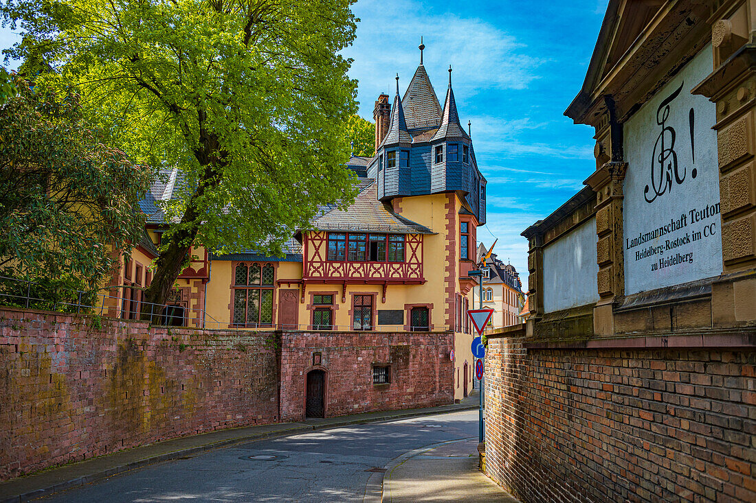 Schlossberg in Heidelberg, Baden-Württemberg, Deutschland