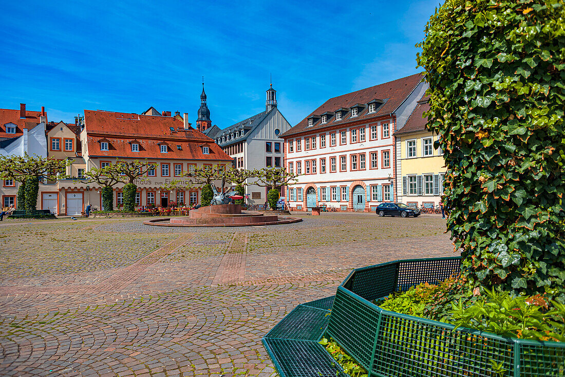 Karlsplatz in Heidelberg, Baden-Wuerttemberg, Germany