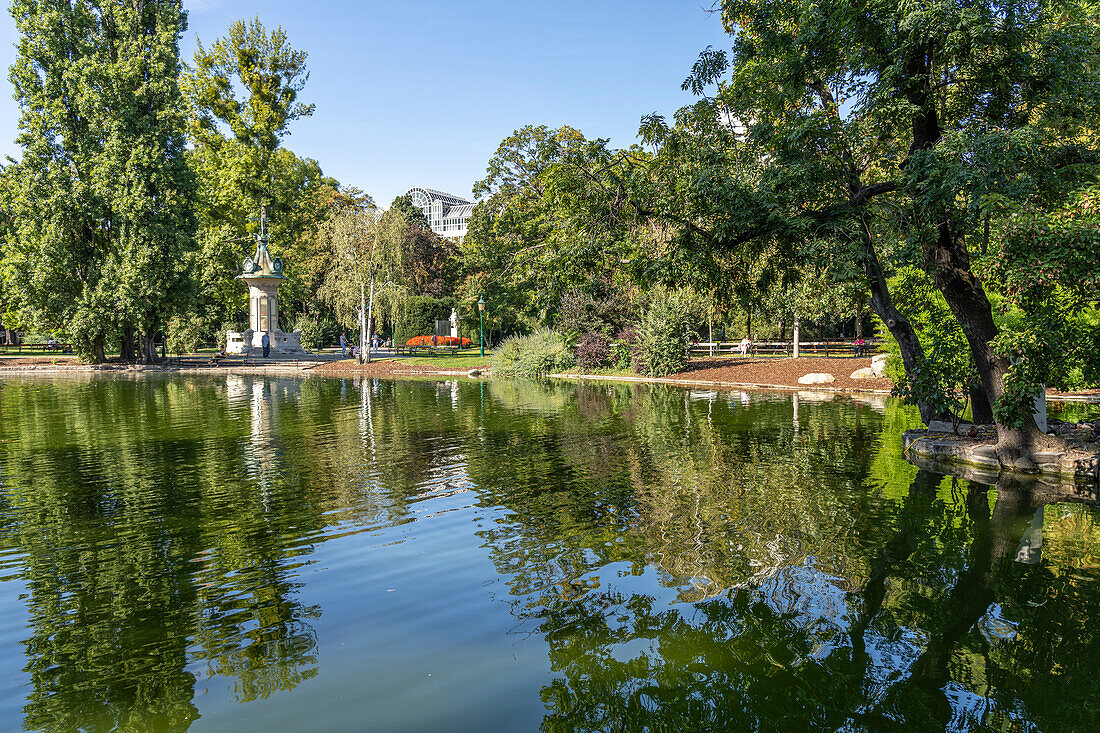See im Wiener Stadtpark, Wien, Österreich, Europa  