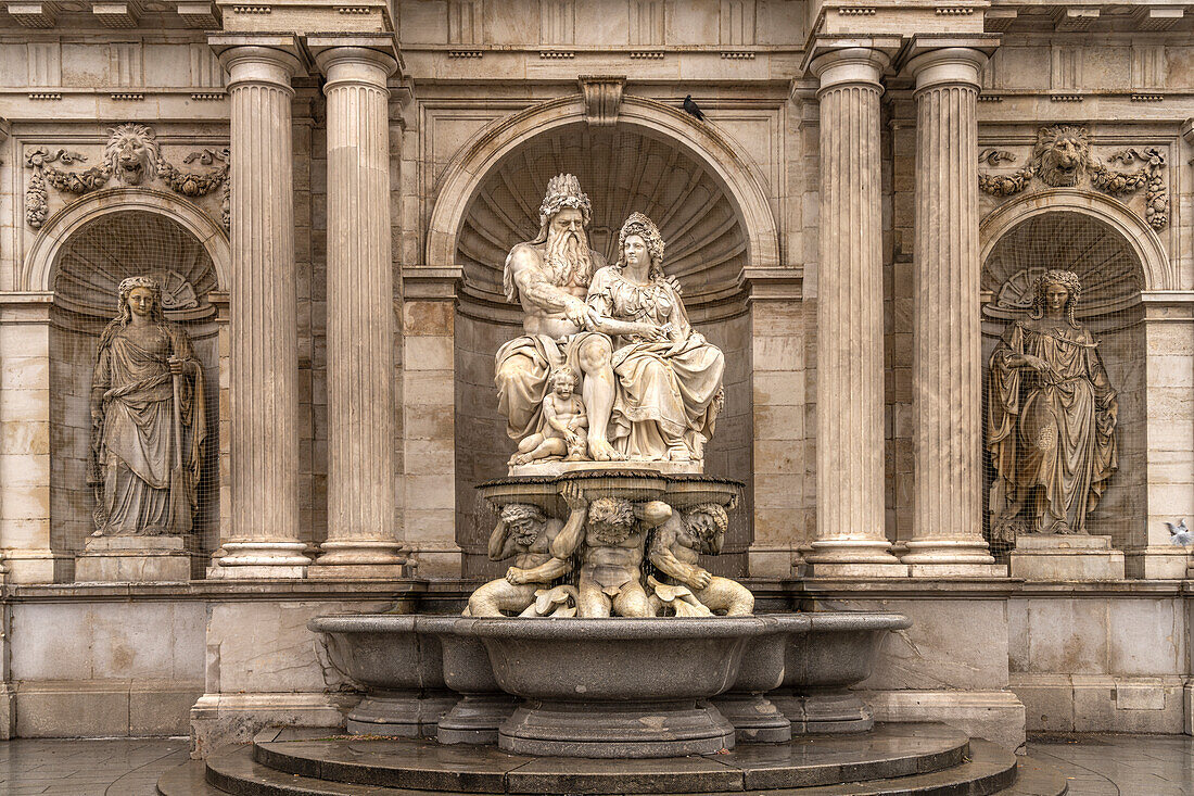 The Albrechtsbrunnen in Vienna, Austria, Europe