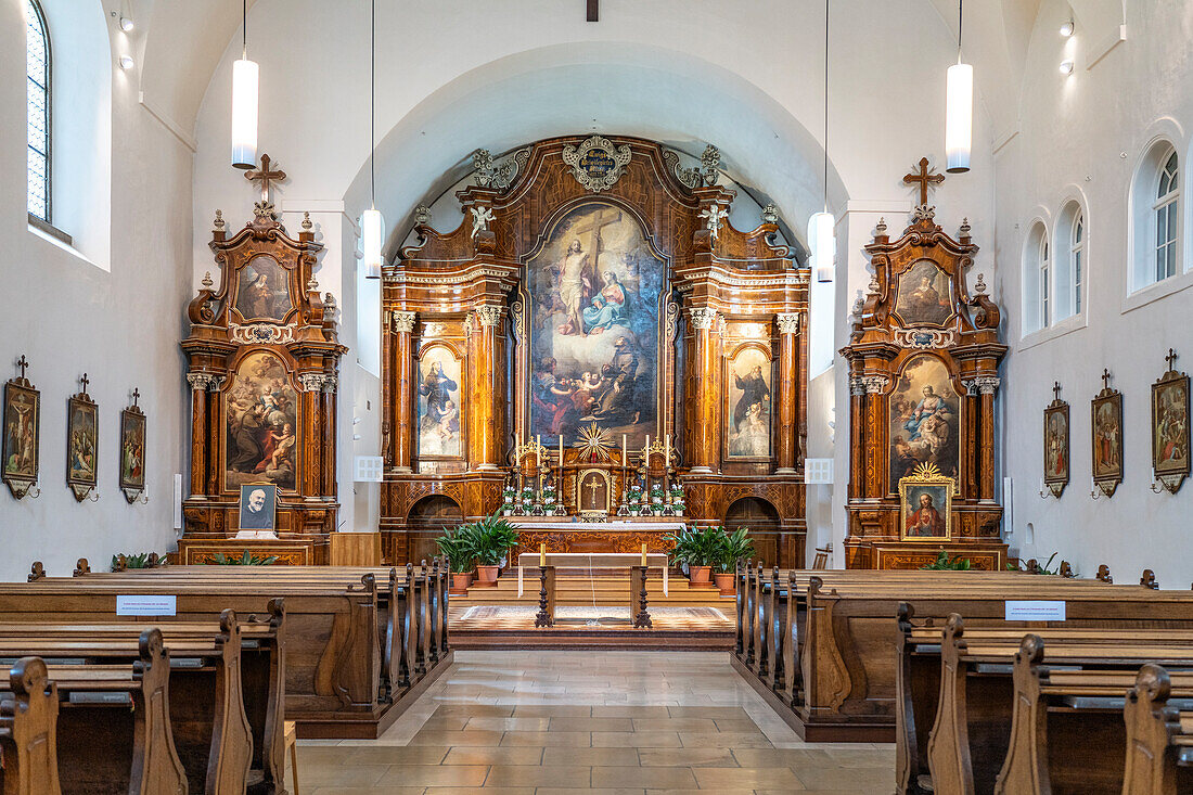 Interior of the Capuchin Church in Vienna, Austria, Europe