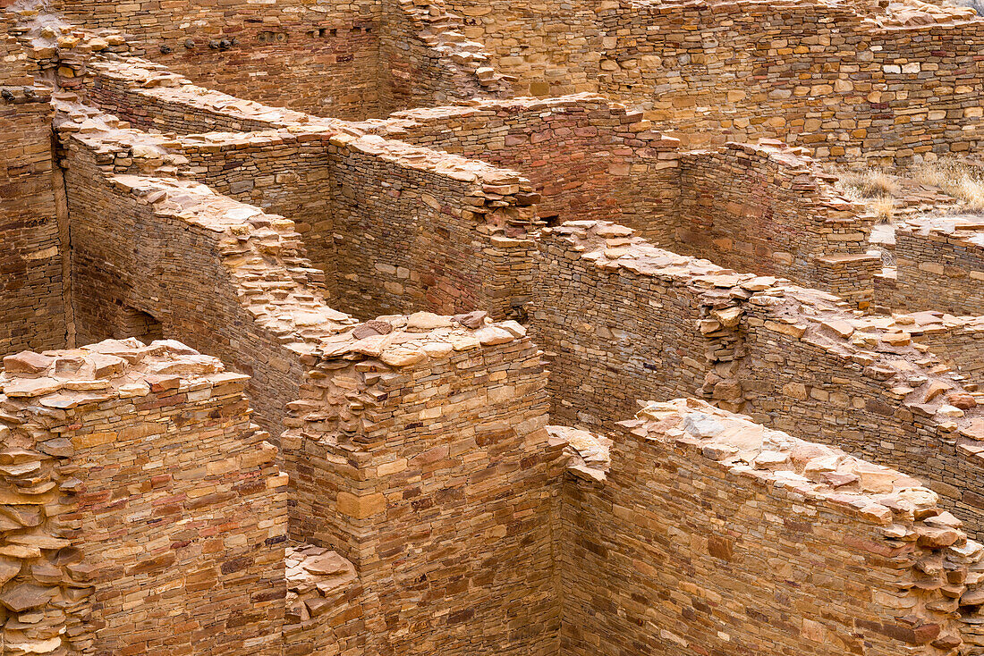 Pueblo Bonito, Bauwerk im Chaco Culture National Historical Park, Norden von New Mexico, USA