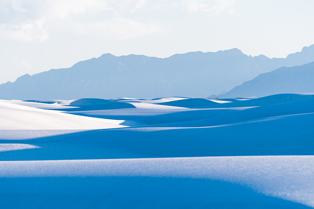 Gipsdünenlandschaft des White Sands National Monument in New Mexico.