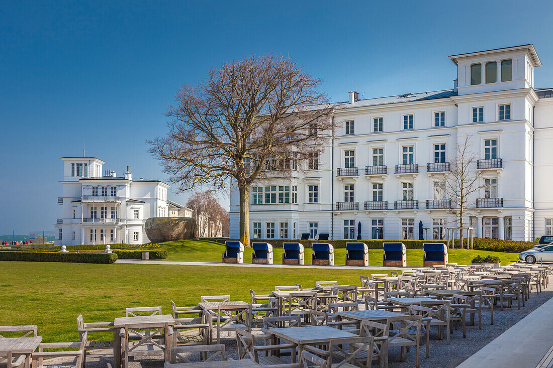 Grand Hotel in Heiligendamm (White City by the Sea), Mecklenburg-West Pomerania, Baltic Sea, Northern Germany, Germany