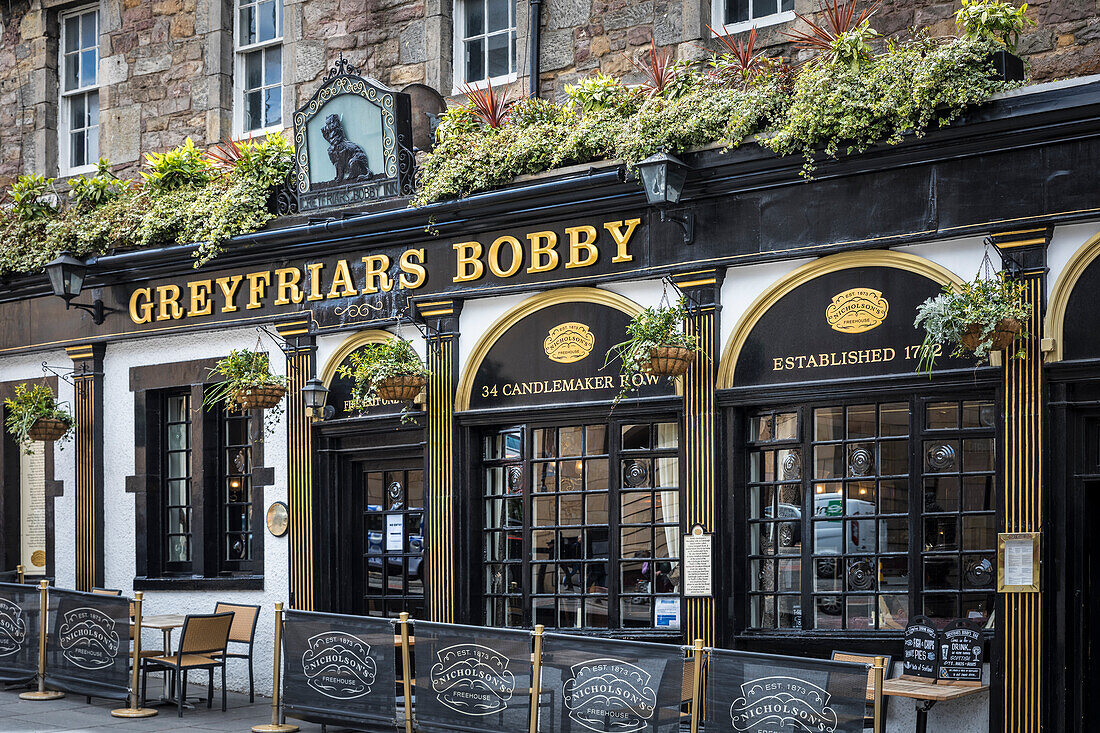 Pub Greyfriars Bobby, Edinburgh, City of Edinburgh, Schottland, Großbritannien