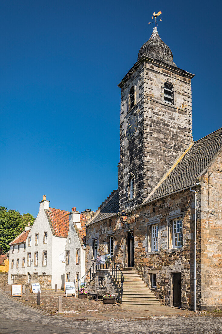 Culross Main Square, Fife, Scotland, UK