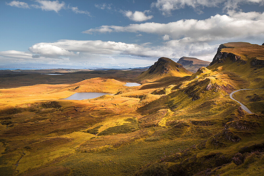 Felsen von Quiraing, Trotternish Halbinsel, Isle of Skye, Highlands, Schottland, Großbritannien