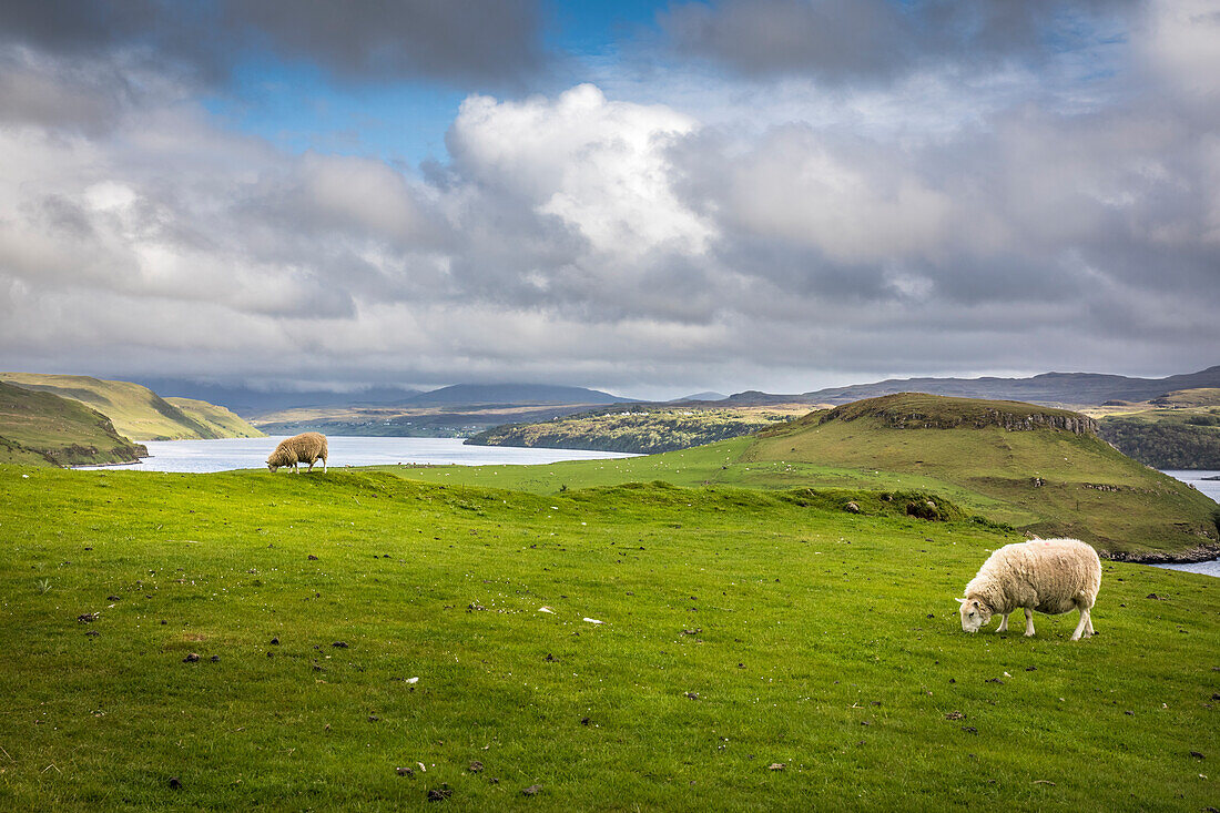 Gesto Bay Viewpoint, Brascadale, Isle of Skye, Highlands, Schottland, Großbritannien