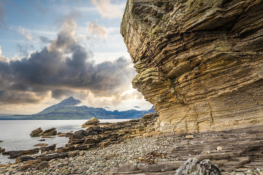 Elgol Beach, Isle of Skye, Highlands, Schottland, Großbritannien