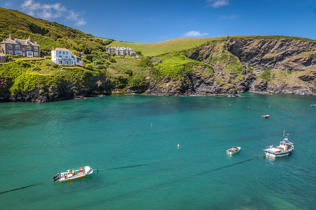 Hafen von Port Isaac, Cornwall, England