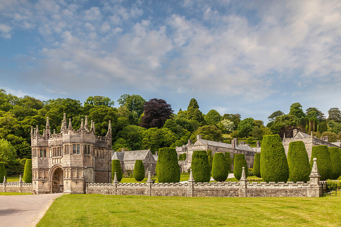 Lanhydrock House bei Bodmin, Cornwall, England