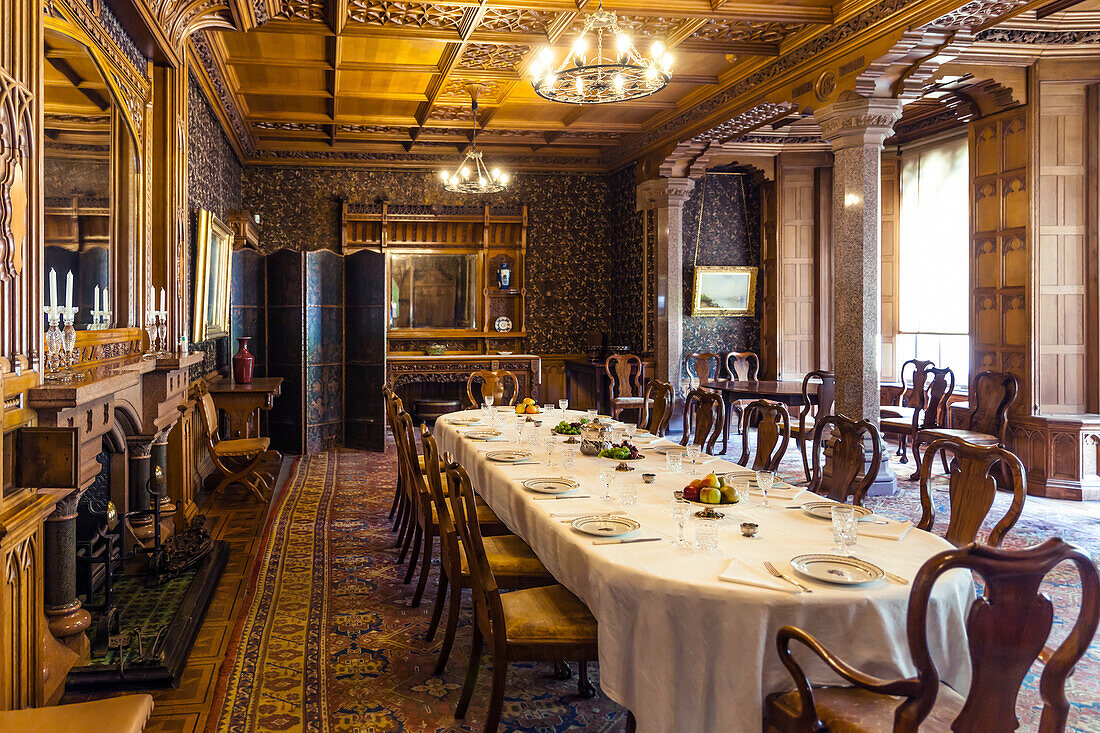 Salon in Tyntesfield bei Bristol, North Somerset, England