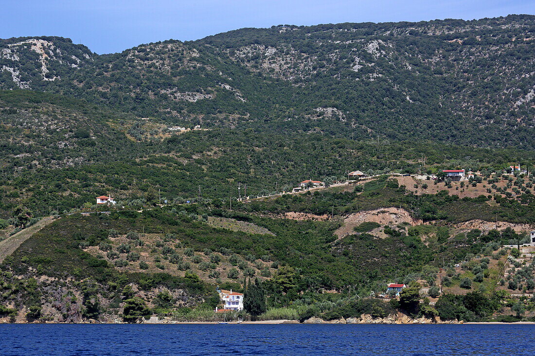 Ostküste der Insel Alonissos, Nördliche Sporaden, Griechenland