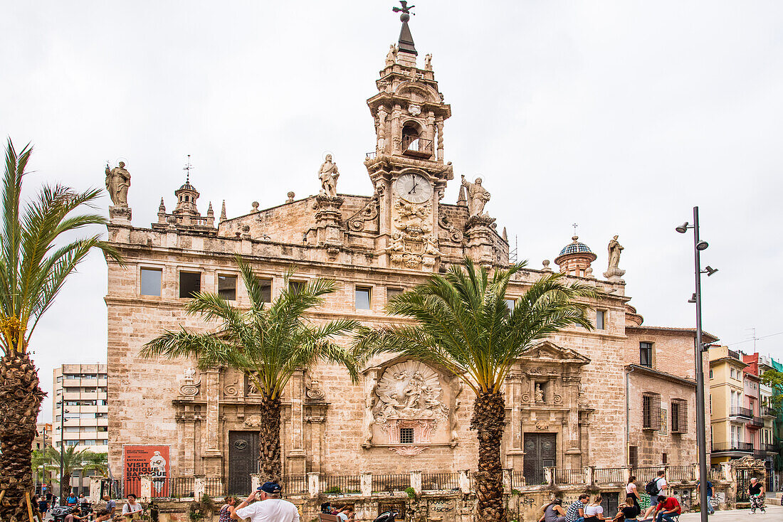 Historische Seidenbörse 'Lonja de la Seda', bei der Großmarkthalle, Valencia, Provinz Valencia, Spanien