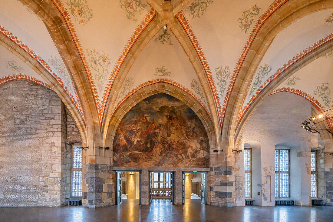 Coronation Hall, Aachen City Hall, Rhine, Eifel, North Rhine-Westphalia, Germany