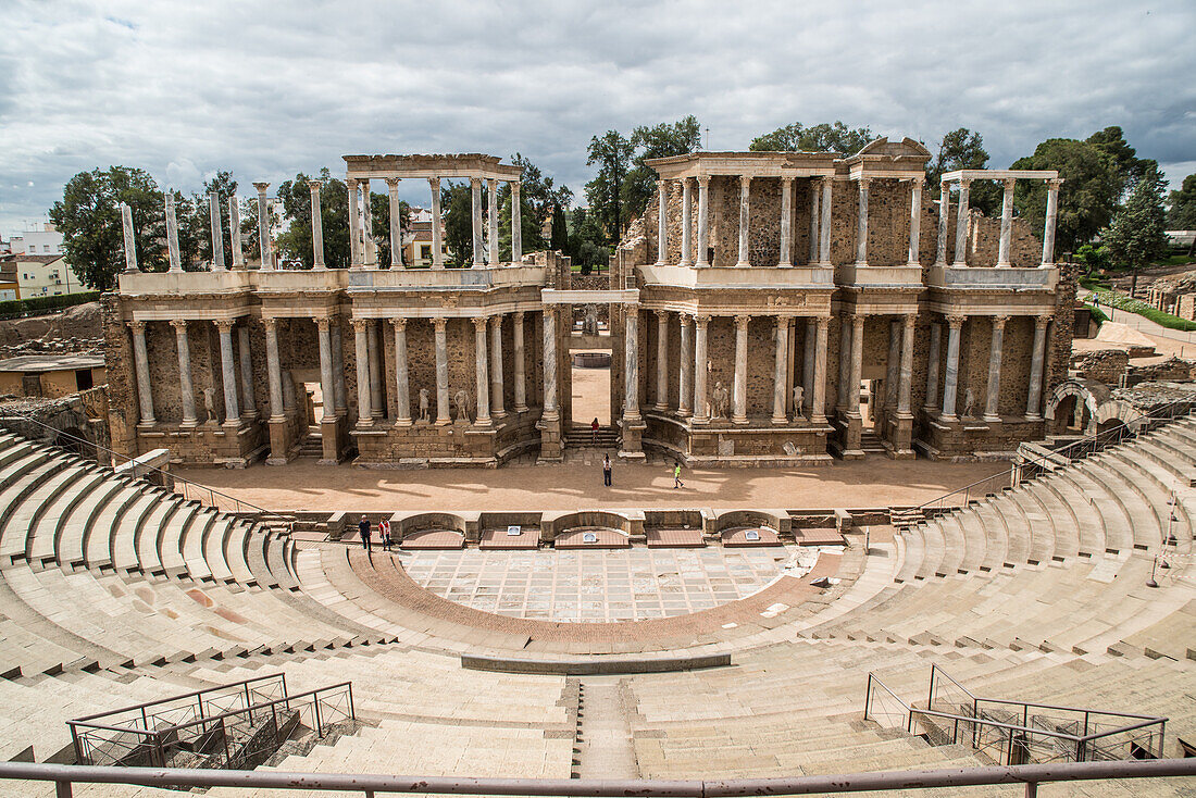 Römisches Amphitheater, Merida, Extremadura, Spanien