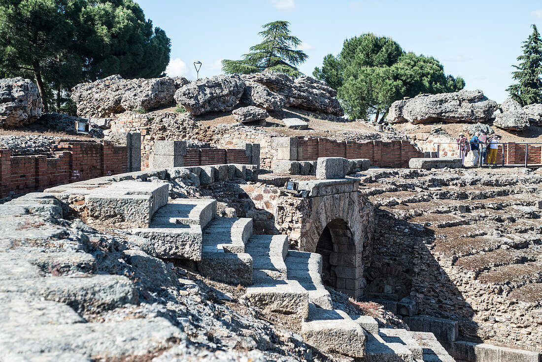 Römisches Amphitheater, Merida, Extremadura, Spanien