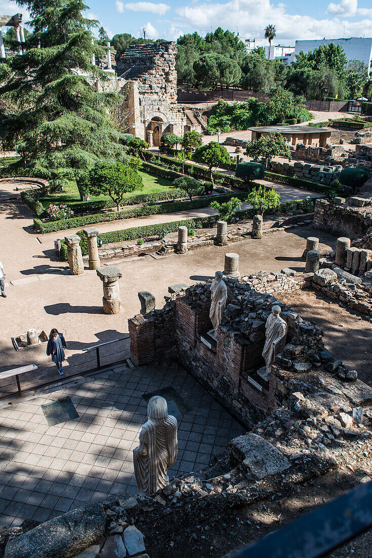 Römisches Amphitheater, Merida, Extremadura, Spanien