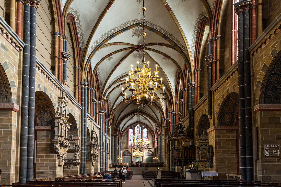 Interior, Bremen Cathedral of St. Petri, Hanseatic City of Bremen, Germany
