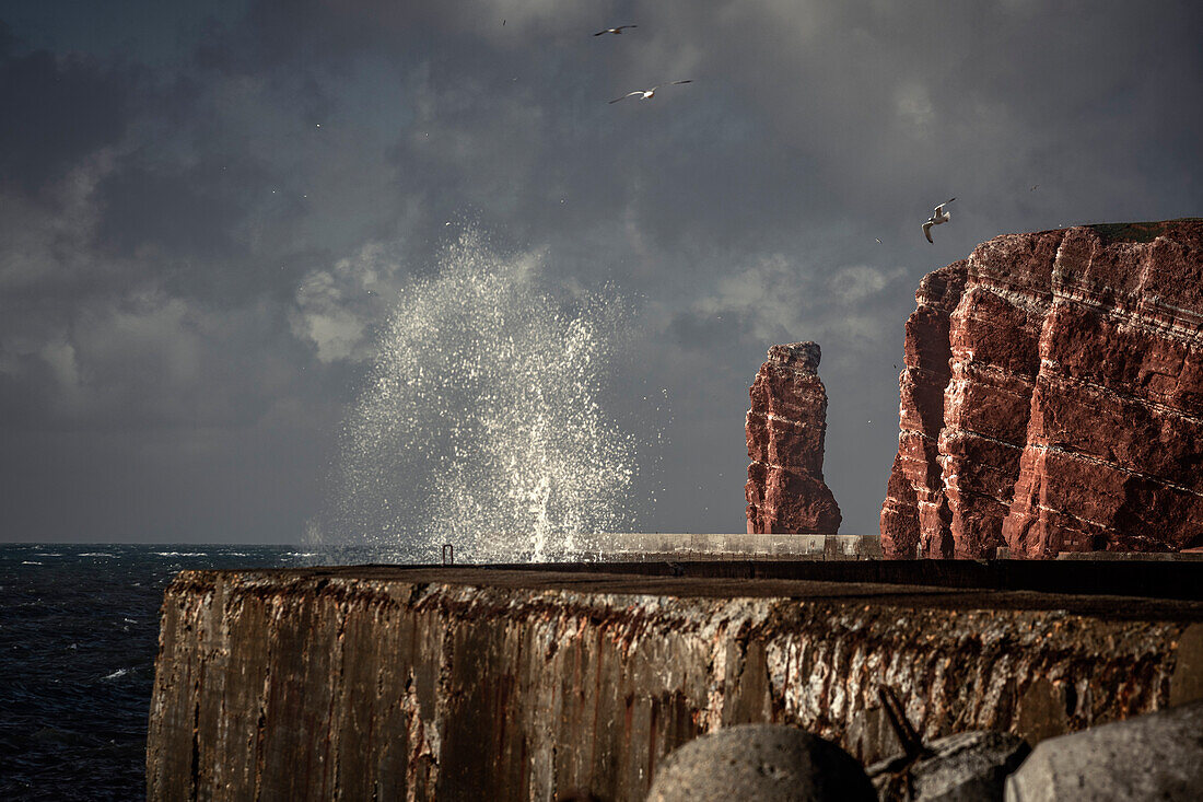 The "Lange Anna", Heligoland, North Sea, Schleswig-Holstein, Germany, Europe