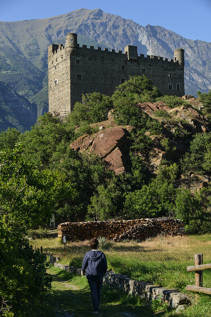 Schloss Ussel, Aostatal, Italien