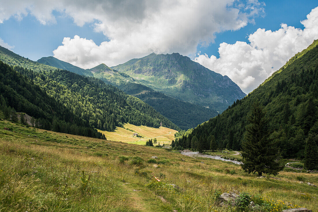 Lizzola, Alpi Orobie, Bergamo, Italien