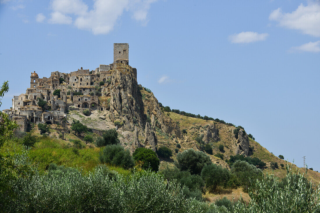 Craco, verlassenes Dorf, Basilikata, Italien