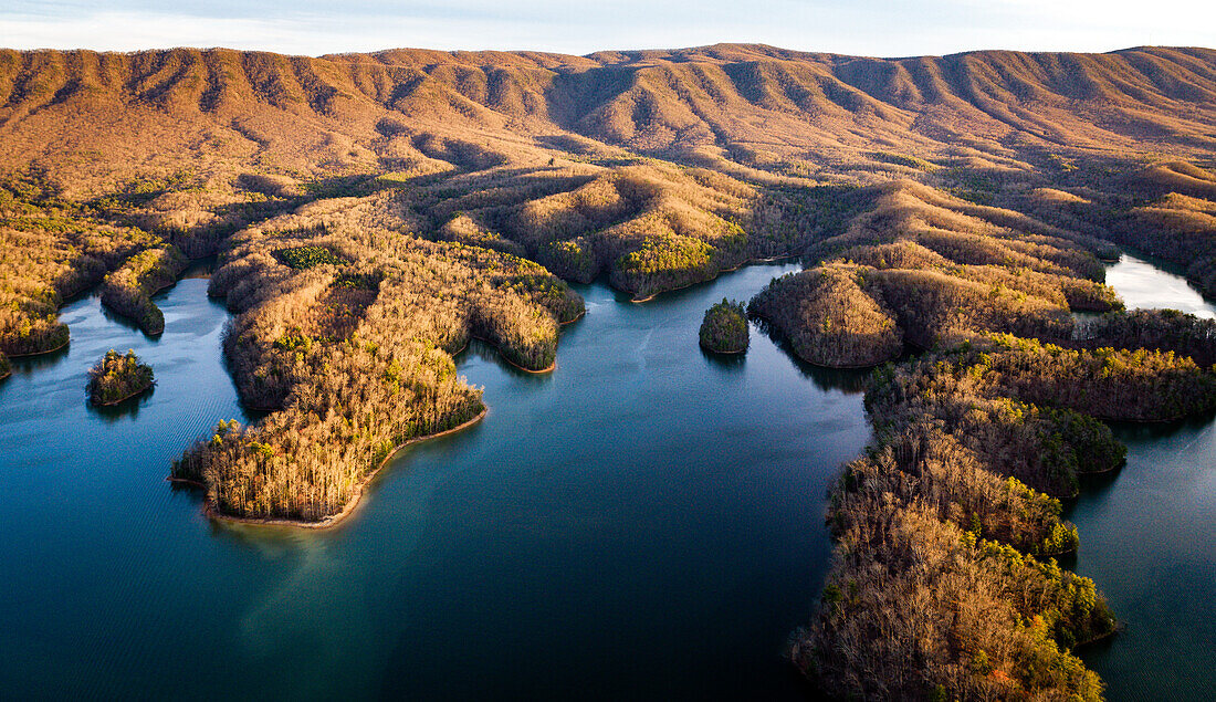Panoramic Aerial 'Islands in the Lake No.2', South Holston Lake, Tennessee, USA