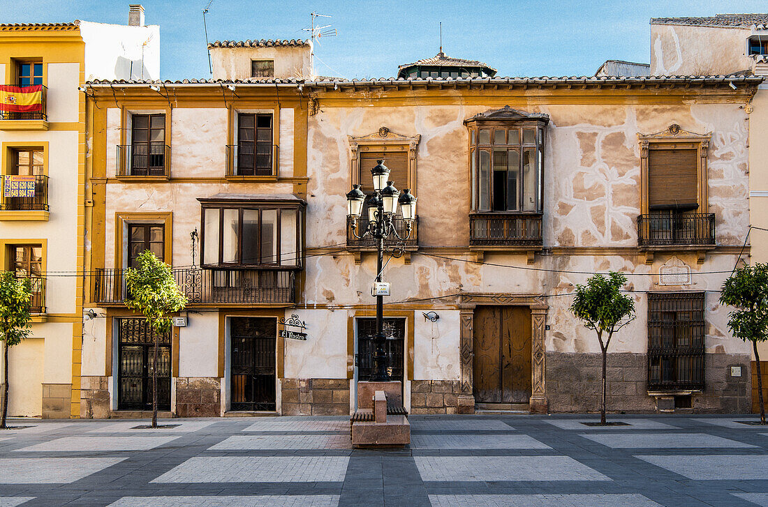 Malerische Fassade, Stadtzentrum von Lorca, Murcia, Spanien