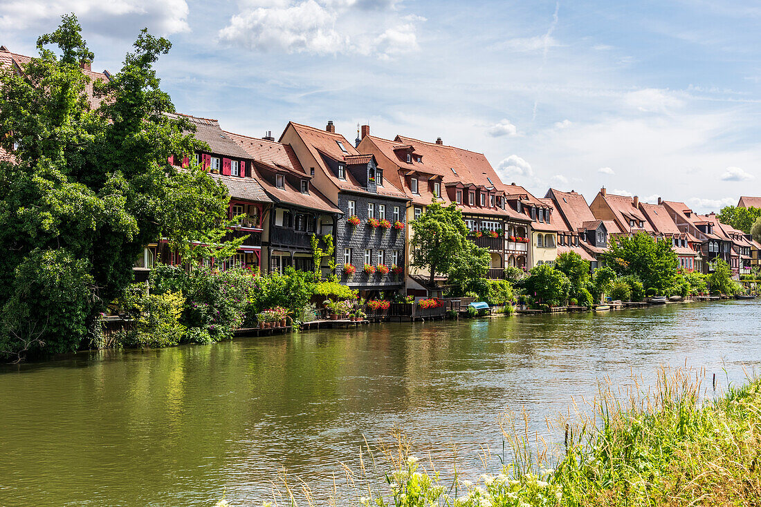 Little Venice in Bamberg, Upper Franconia, Bavaria, Germany