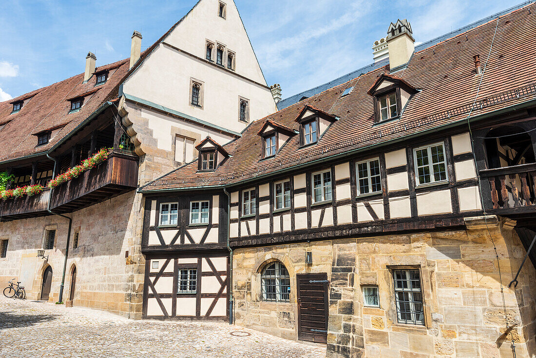 Alte Hofhaltung in Bamberg, Oberfranken, Bayern, Deutschland