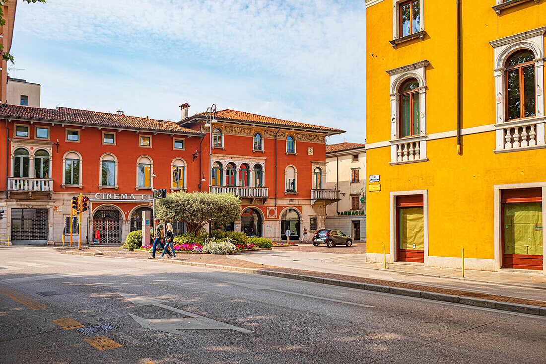 Straßen von Udine, Friuli Venezia Giulia, Italien
