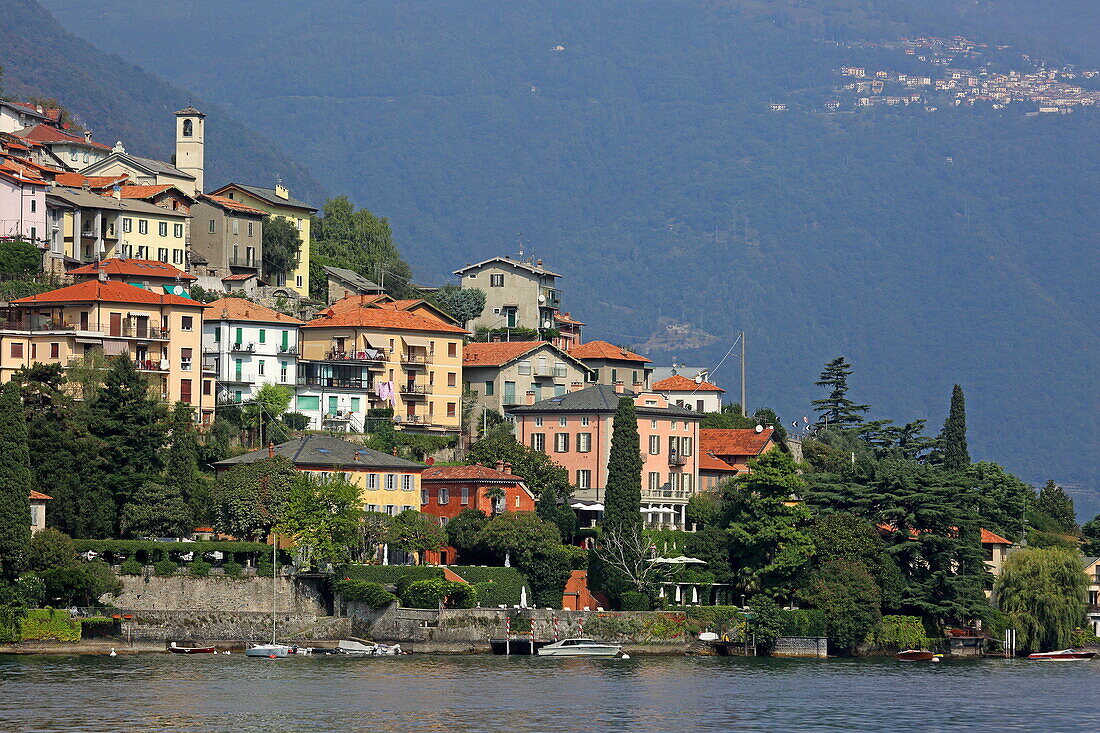 The town of Torriggia on the west coast of Lake Como, Lombardy, Italy