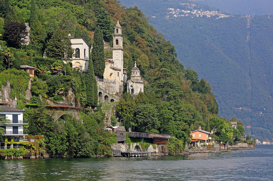 Kirchen St Nazario und Celso in Brienno, Comer See, Lombardei, Italien