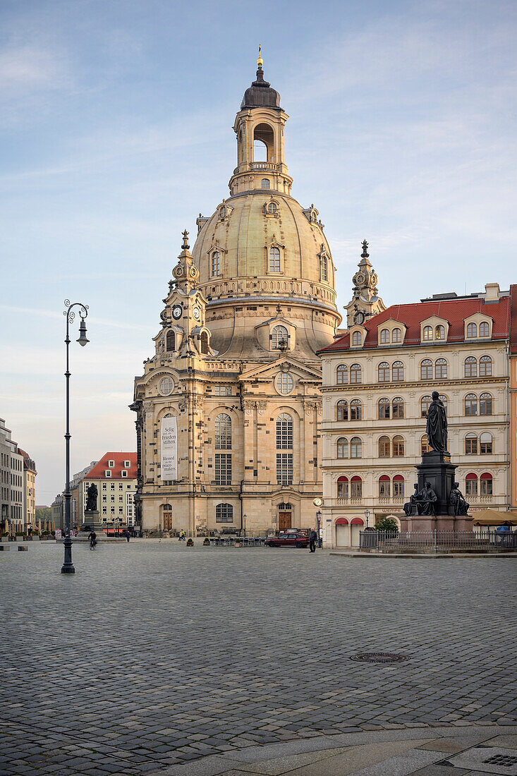 Frauenkirche in Dresden, Freistaat Sachsen, Deutschland, Europa