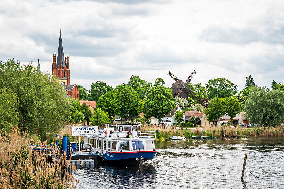 Anlegestelle Bismarckhöhe, Werder an der Havel, Brandenburg, Deutschland