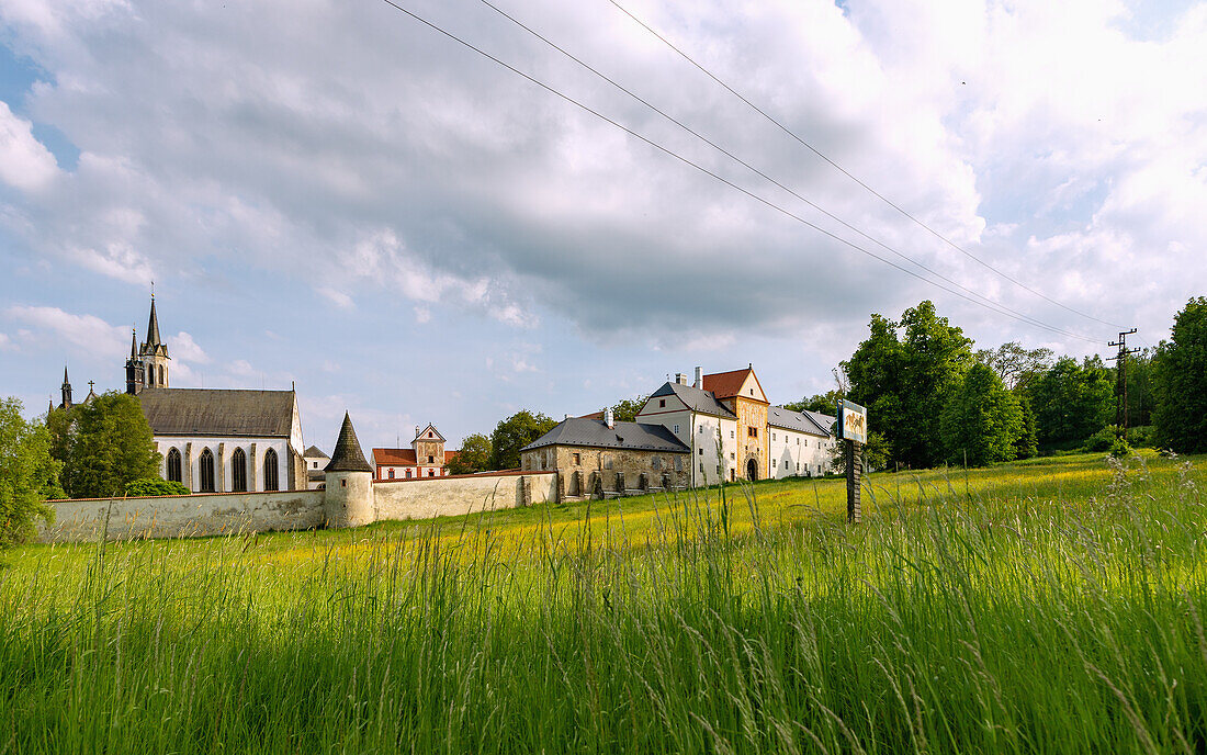 Cistercian Abbey of Vyšší Brod in the Vltava Valley in the Czech Republic
