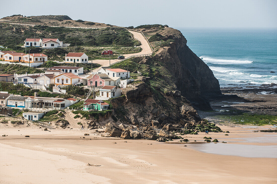 Praia do Monte Clérigo, Algarve, Portugal, february 2019