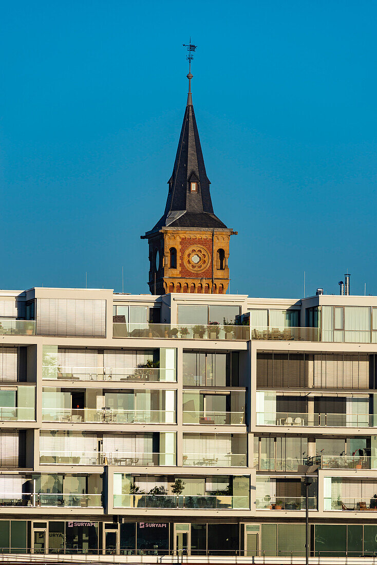 Büro- und Wohngebäude, Rheinauhafen, Köln, Nordrhein-Westfalen, Deutschland, Europa