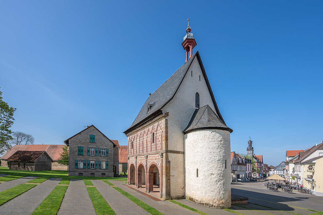 Carolingian King's Hall in Lorsch, UNESCO World Heritage Site, Odenwald, Hesse, Germany